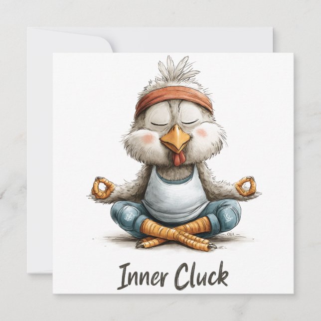 Méditation du poulet de l'intérieur | Funny Yoga A (Devant)