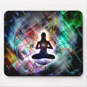 méditation éthérée - tapis de souris