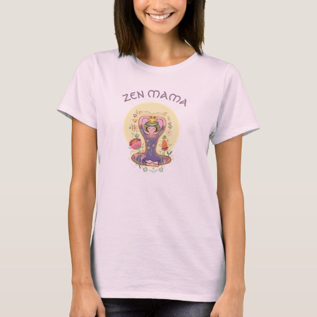 méditation Fête de la mère des T-shirts (Devant)