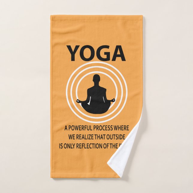 Méditation yoga Yoga (Serviette à main)