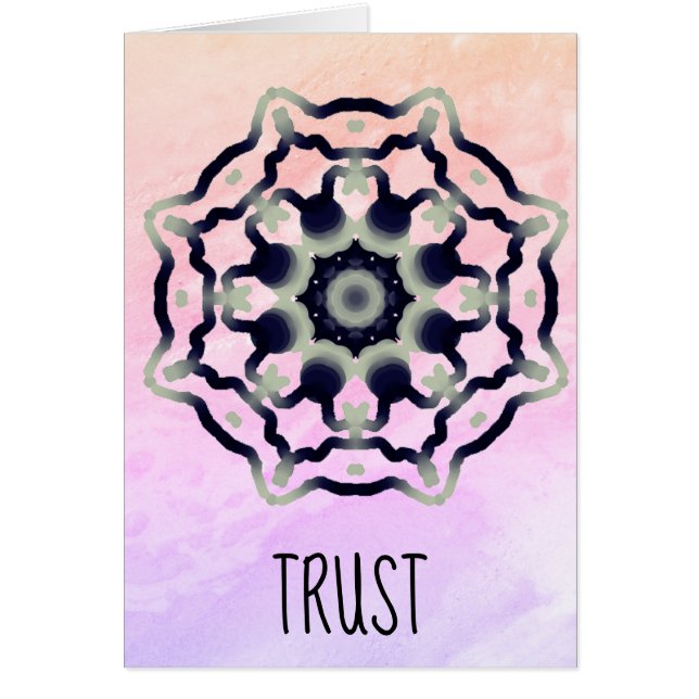 *~* Meditative Black Mandala With Pink (Devant)