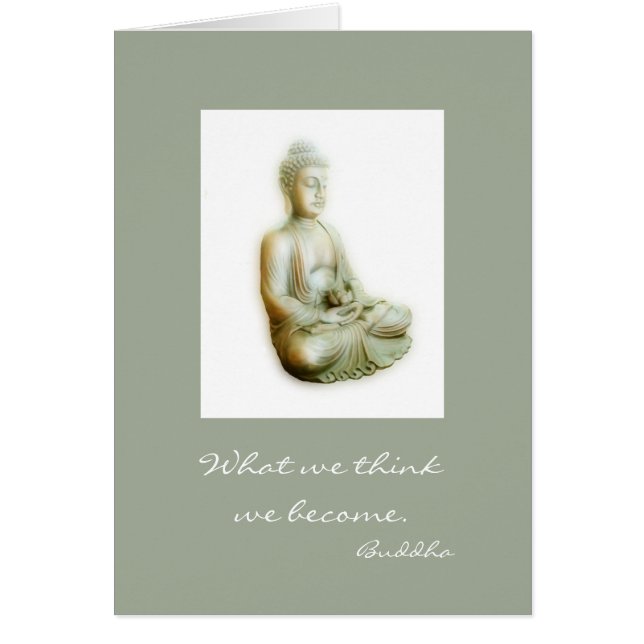 Méditer Bouddha avec des mots de sagesse (Devant)