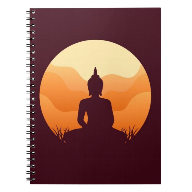 Méditer le Carnet du coucher de soleil de Bouddha (Devant)