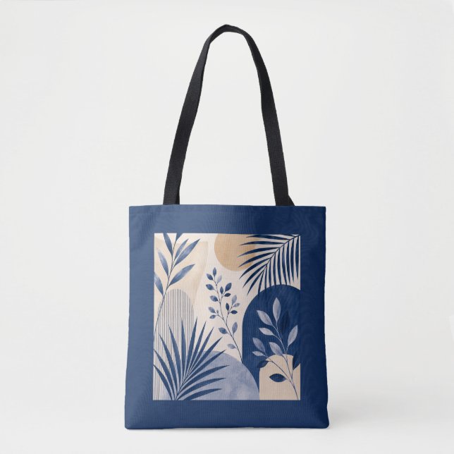 Mediterranean Botanical Tote Bag (Devant)