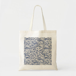 Mediterranean Sardine Chinoiserie Tote Bag