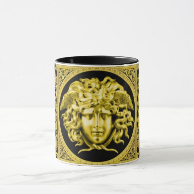Medusa d'or de l'Empire français Mug (Centre)