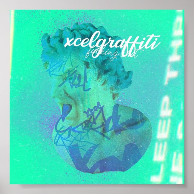 Medusa - Poster esthétique de Cyan par xcelgraffit (Devant)