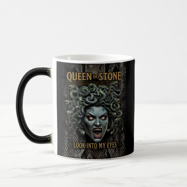 Méduse reine de pierre gothique Mug (Gauche)