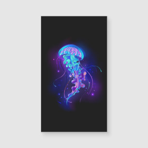 Méduse vibrante aux couleurs lumineuses