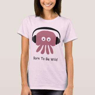 Méduses roses DJ soutenues pour être T-shirt
