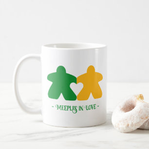 Meepes en Amour, Mug Vert & Jaune
