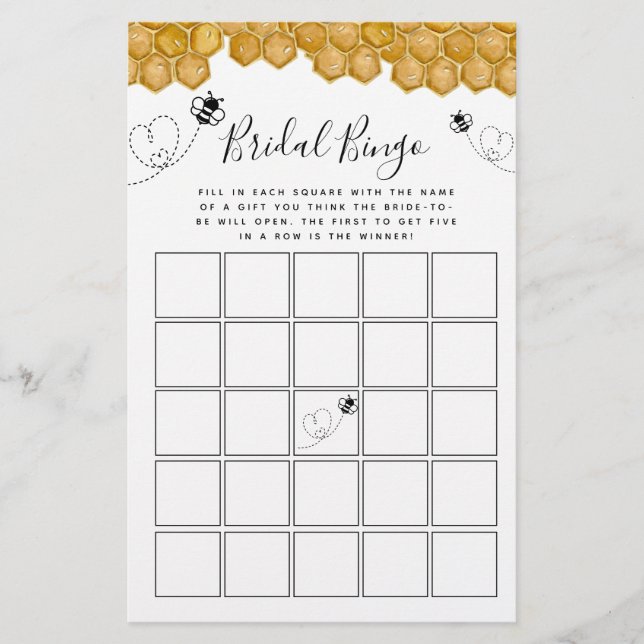 Meer à Bee Bingo Fête des mariées Jeu (Devant)