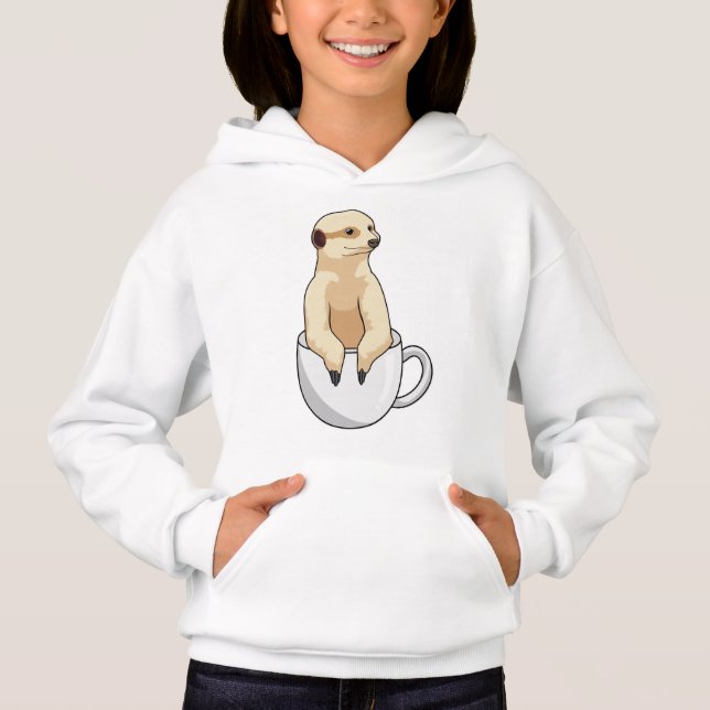 Meerkat avec la coupe du café (Devant)