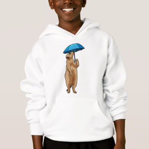 Meerkat avec parapluie