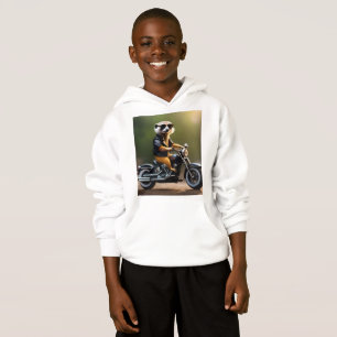 Meerkat Bikie En Moto,