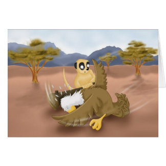 meerkat contre l'aigle
