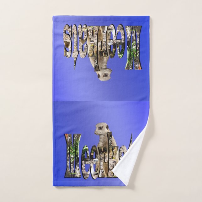 Meerkats Bleus, Serviette À Main (Serviette à main)