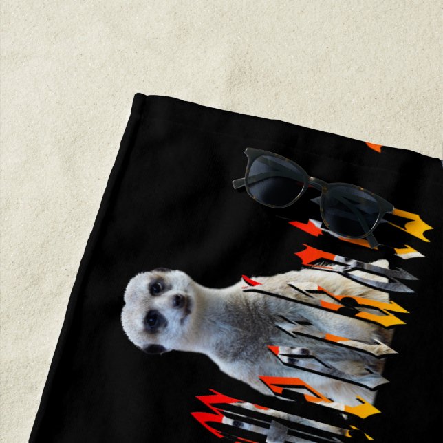 Meerkats Et Nom, Serviette De Plage (En situation)