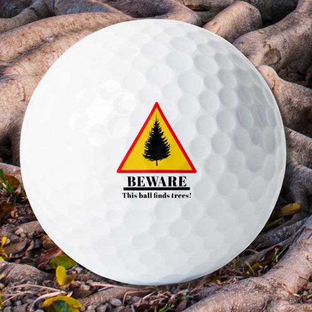 Méfiez-vous Cette Balle Trouve Des Balles De Golf  (Créateur téléchargé)