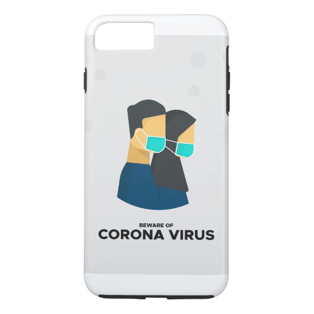 méfiez-vous du coque iphone coronavirus (Dos)