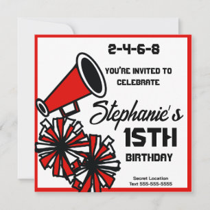 Mega Cheer Invitation : #6 Invitation