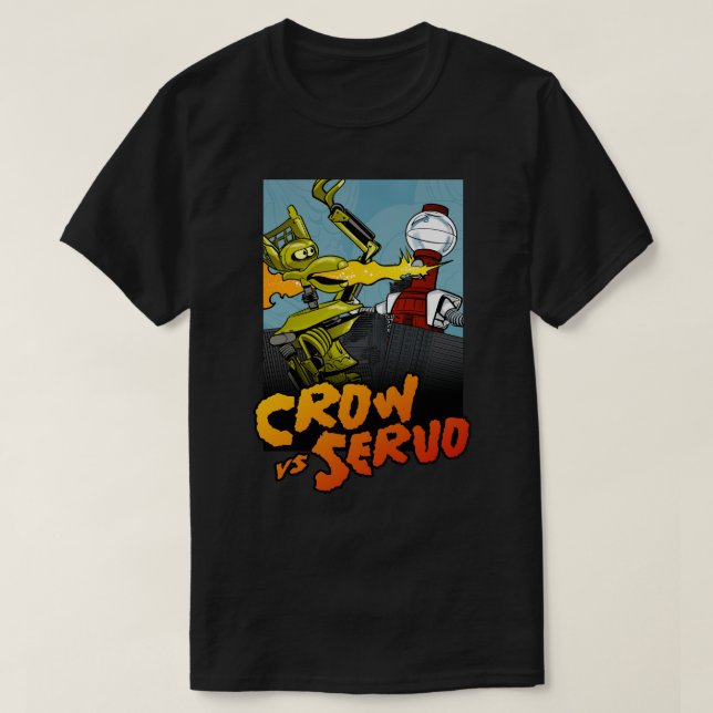 Mega Monster Shodown : CROW vs SERVO T-Shirt (Design devant)
