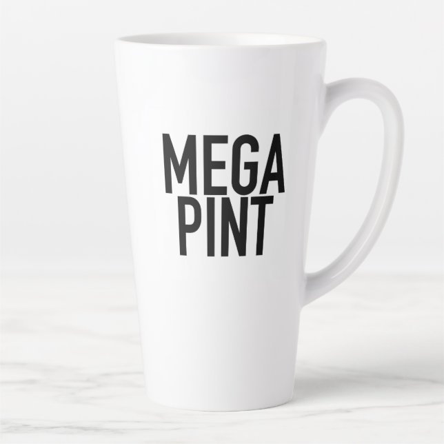 MEGA PINT Mug Boire Verre Coupe Coffee Vin Bière (Droite)