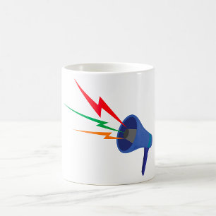 Mégaphone Sound Waves Mug