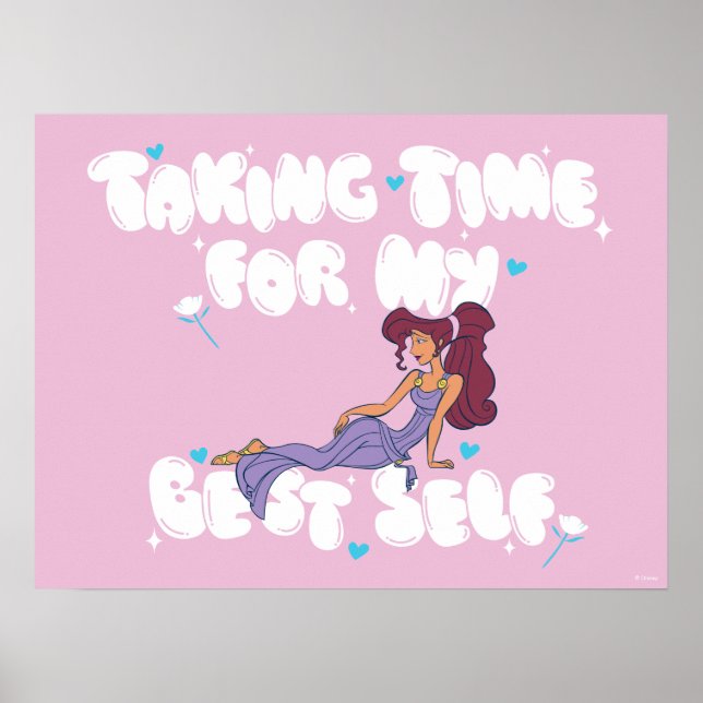 Megara - Taking Time For My Best Self Poster (Devant)