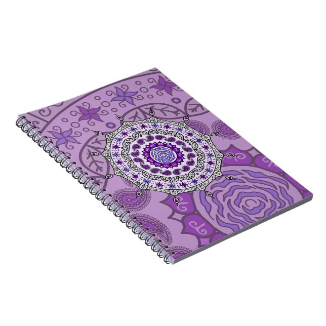 Mehndi Imaginaire Carnet d'argent (Côté Droit)