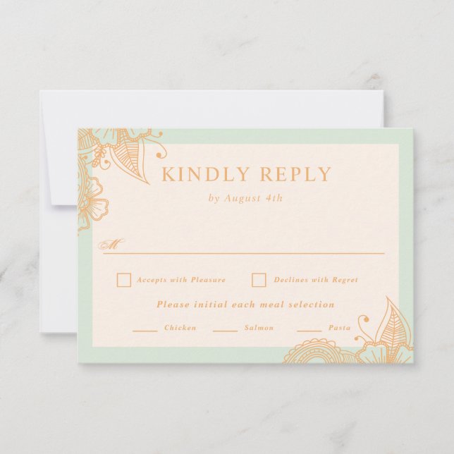 Mehndi Wedding RSVP (Devant)