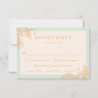 Mehndi Wedding RSVP