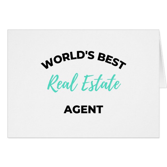 Meilleur agent immobilier au monde 2 (Devant horizontal)