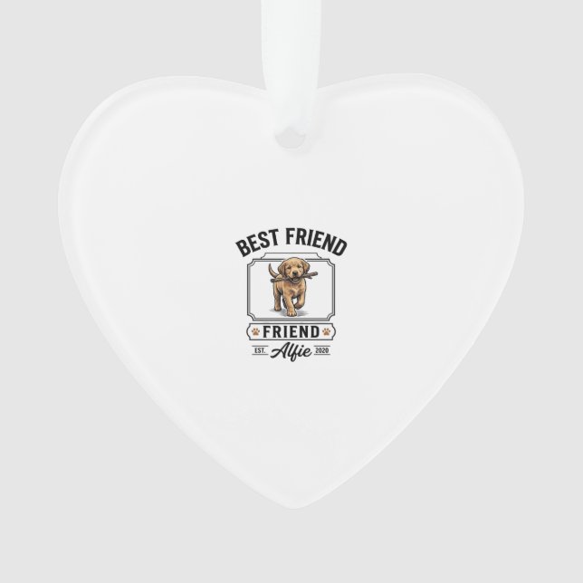 Meilleur ami Alfie Conception amateur de chien de  (devant)