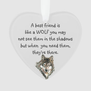 Meilleur Ami Citation Inspirationnelle Loup, Loups