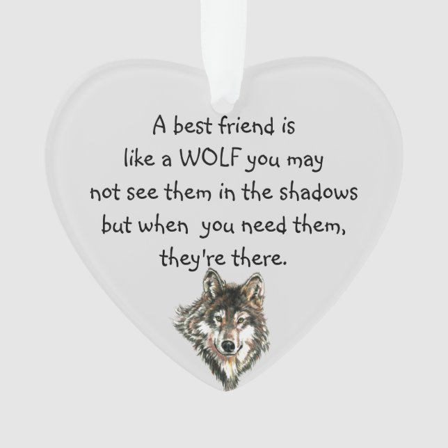 Meilleur Ami Citation Inspirationnelle Loup, Loups (devant)