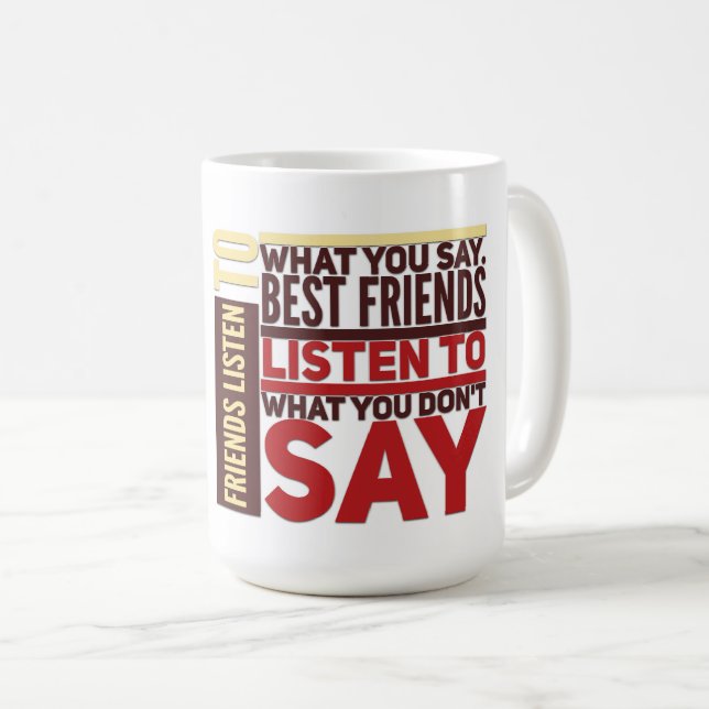 Meilleur Amis Mug Classique (Devant droit)