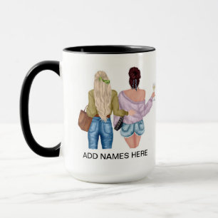 Meilleur Amis Personnalisable Café Mug