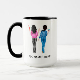 Meilleur Amis Personnalisable Café Mug