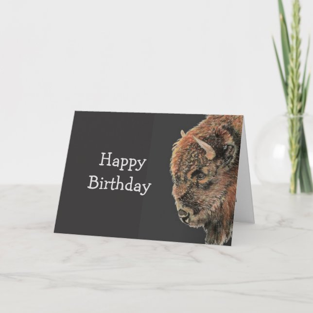 Meilleur Anniversaire Jamais Aucune Carte Bull Buf (Devant)