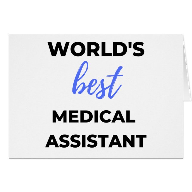 Meilleur Assistant Médicale au monde 2 (Devant horizontal)