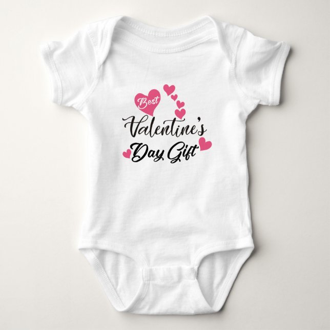 Meilleur body pour bébé pour la Saint-Valentin - C (Devant)