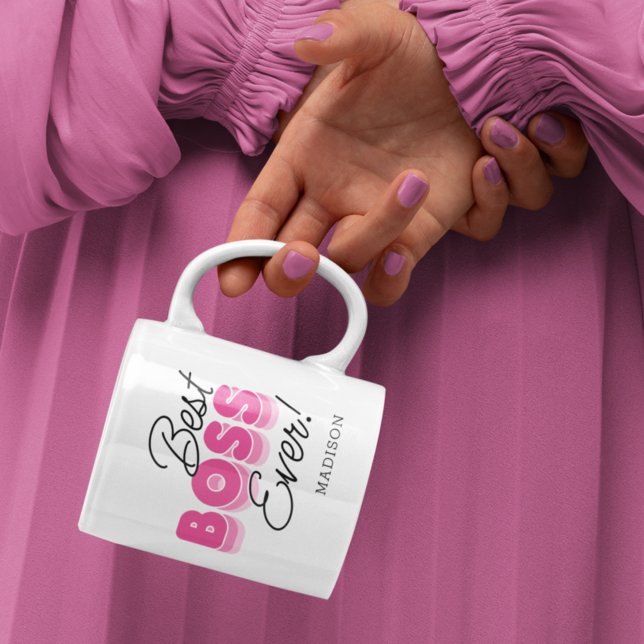 Meilleur Boss Jamais Café Mug (Créateur téléchargé)