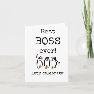 Meilleur Boss Jamais, Carte d'Appréciation, Mignon