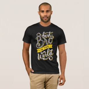 Meilleur Bro au monde - T-shirt Retro