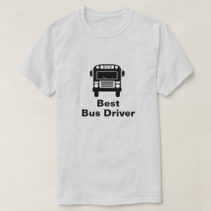 Meilleur Bus Bus Silhouette T-Shirt