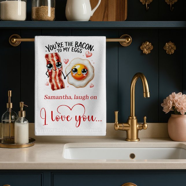 Meilleur Cadeau de la Saint-Valentin Serviette de  (Best Valentine’s Gift Funny Food Kitchen Towel)