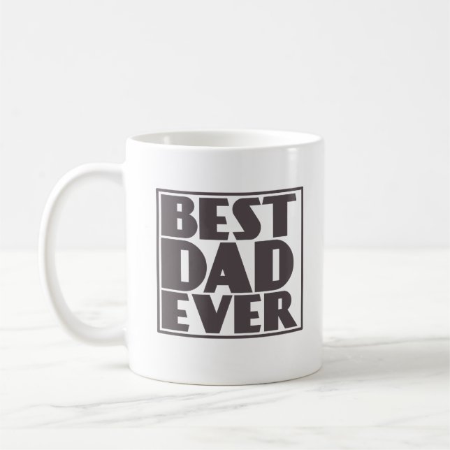 Meilleur cadeau papa Jamais Mug pour la Fête des p (Gauche)