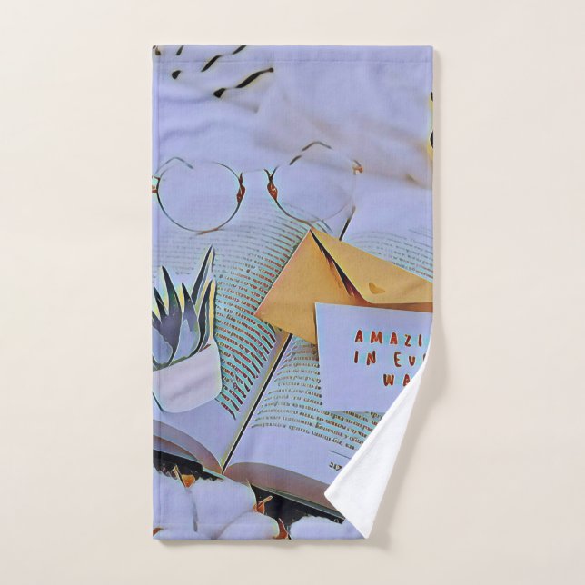 Meilleur cadeau pour l'amateur de livres (Serviette à main)