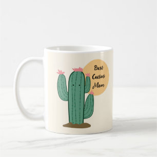 Meilleur Cadeau Tasse à Café Maman Cactus